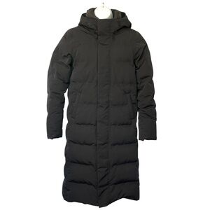 TNA Coat Powder Dri Parka Size XS Puffer Black 100% Waterproof 700+ Fill Power